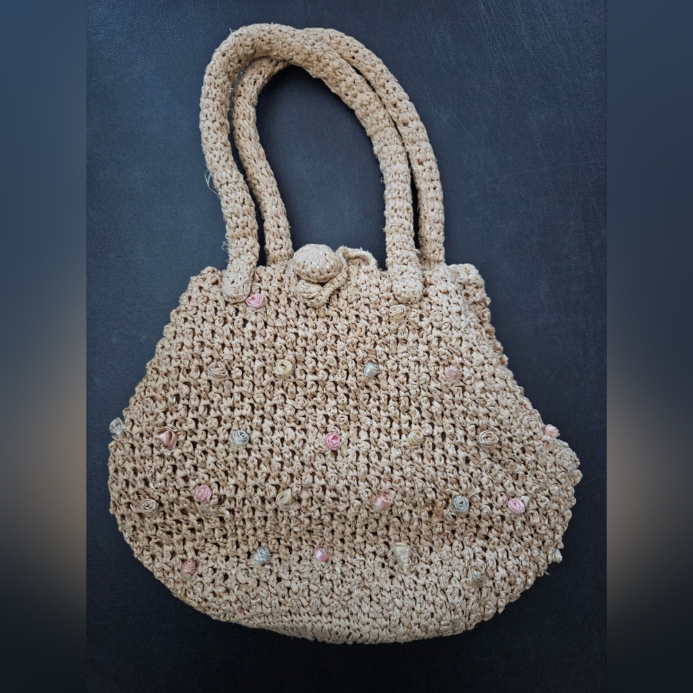 Vintage - Bags by Garay - Japan - Straw Purse Handbag